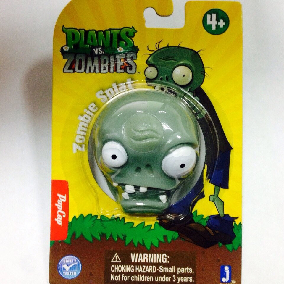Игрушка-Мялка Zombie Splat Plants vs. Zombies 
