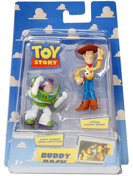 Игрушка  История игрушек Вуди и Базз Toy Story  2в1 (6см) 