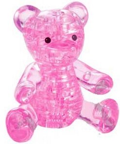 3D пазлы Медведь  Розовый некондиция 