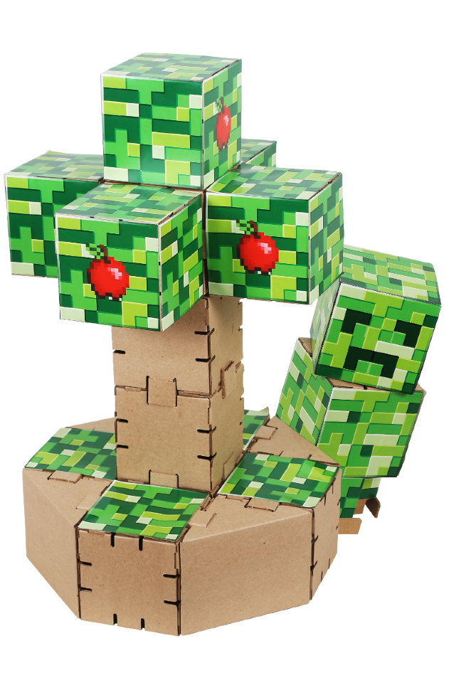 Игрушка из картона Yohocraft Дерево Крипа 