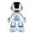 Робот на д/у, интерактив, РУССКИЙ ЯЗЫК, программируемый, голубой - 