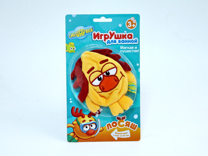 Игрушка для ванной Смешарики Лосяш (вырастает в воде за 40 сек.) 