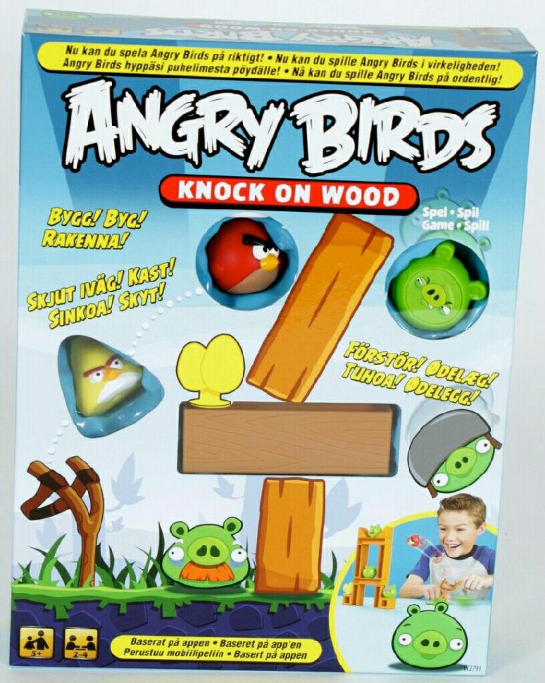 Настольная игра Angry Birds Knock on Wood 