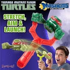 Детская игрушка-мялка с рогаткой Teenage Mutant Ninja Turtles (красная) 