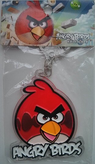 Брелок Angry Birds пластик 