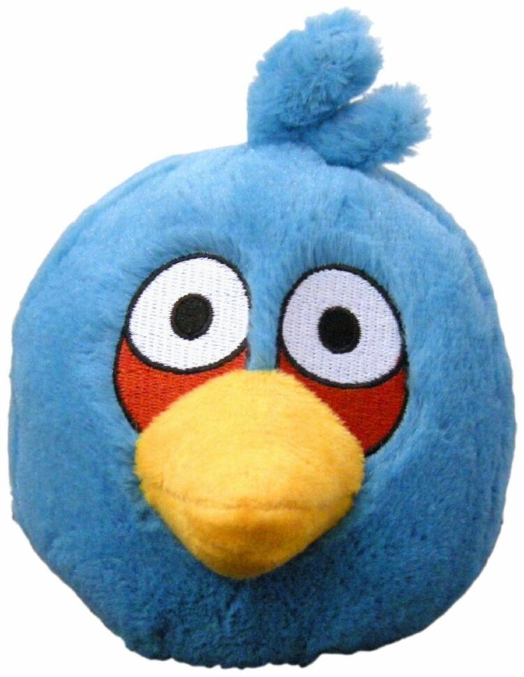 Плюш Angry Birds: Голубая птица со звуком 15см Original 