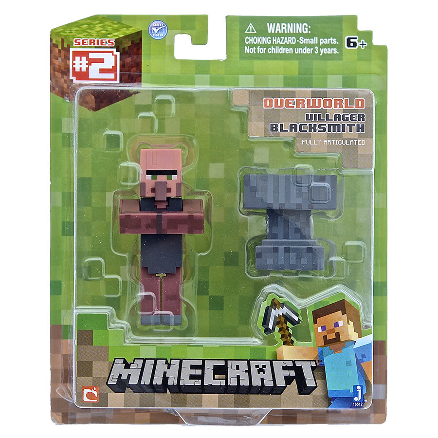Игрушка Майнкрафт Minecraft Blacksmith Кузнец 