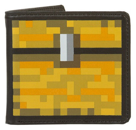 Кошелек Minecraft Chest Wallet (кожа) 