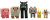 Набор Фигурок Minecraft  Animal Mobs Multipack (4-8 см) - 
